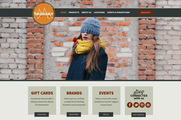 WordPress website example screenshot