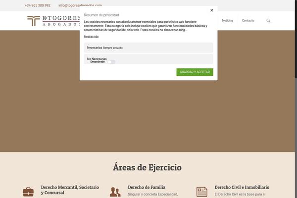 WordPress website example screenshot