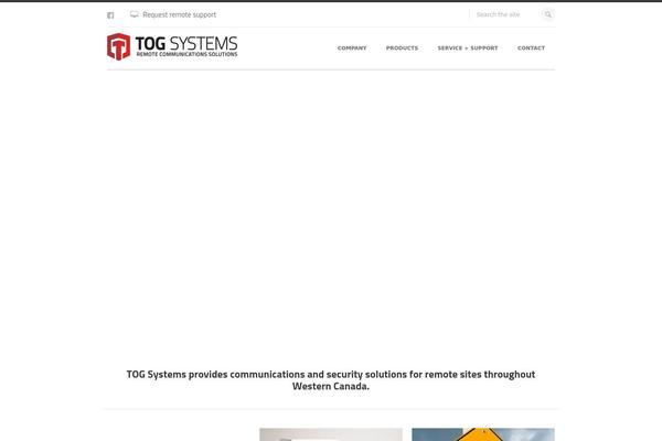 Site using Tog-landing-pages plugin