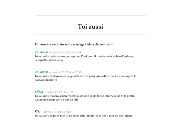 toi-aussi.com site used Page
