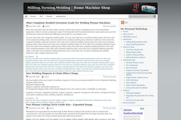 WordPress website example screenshot