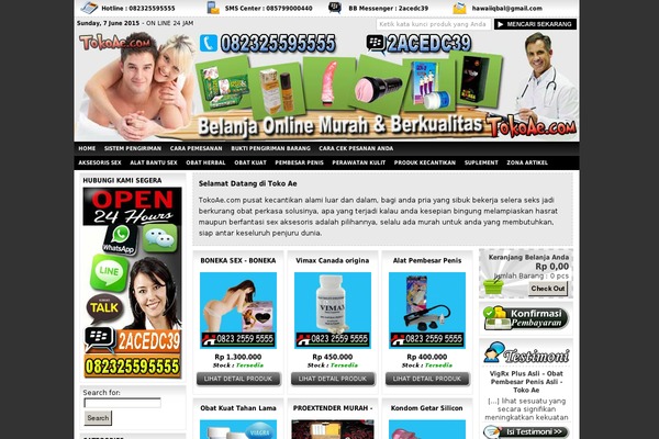 IndoStore theme site design template sample