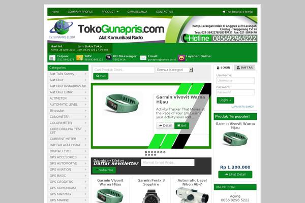 tokogunapris.com site used Smart-tokov3-3