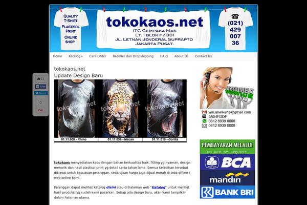 tokokaos.com site used Cepatlakoo