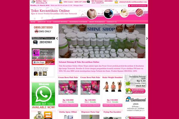 tokokecantikanonline.com site used Indostore4client