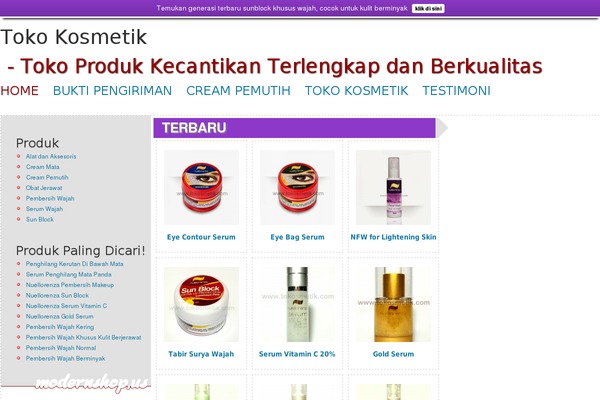 tokosmetik.com site used Simpletoko-1