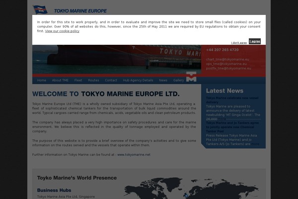 tokyo-marine.eu site used Tokyomarine