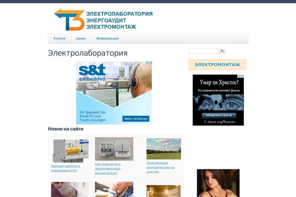 WordPress website example screenshot