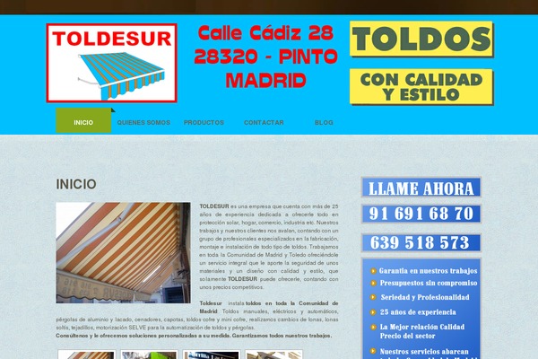 toldesur.com site used Theme1190