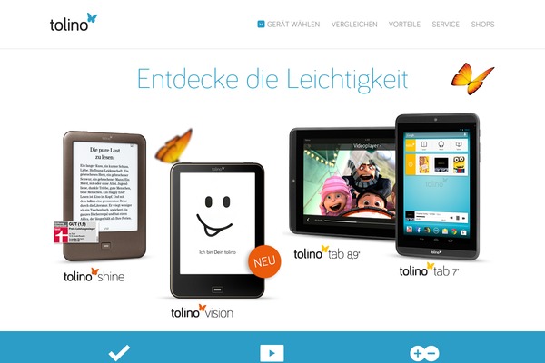 tolino.de site used Mytolino