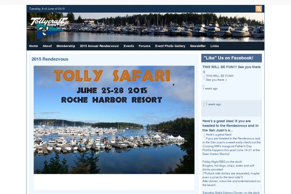 tollycraftboatingclub.com site used Painter.1.1