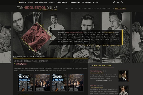 tom-hiddleston.com site used Sin21-wp27