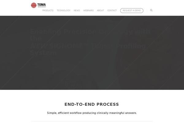 Salient theme site design template sample