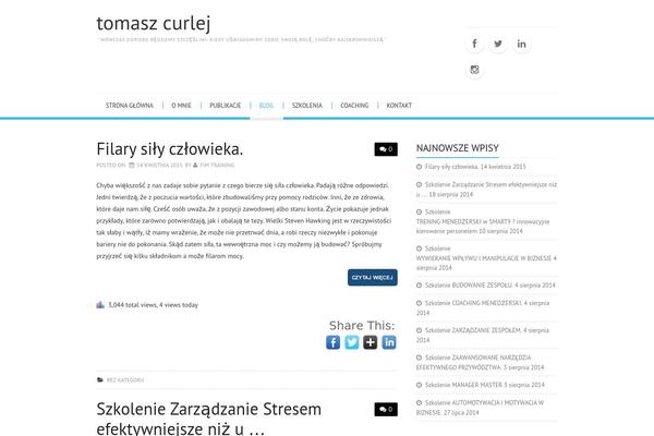 tomaszcurlej.pl site used Simply-VisiOn
