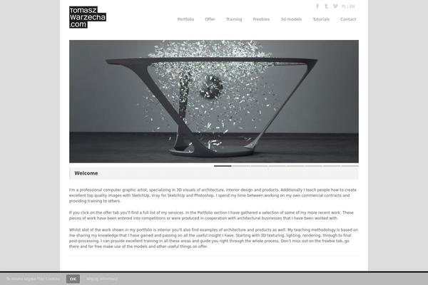 WordPress website example screenshot