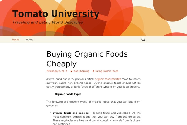 Twenty Thirteen theme site design template sample