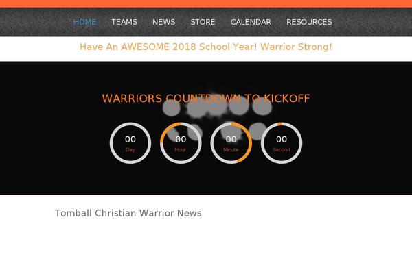 tomballchristianwarriors.com site used Teamsnap