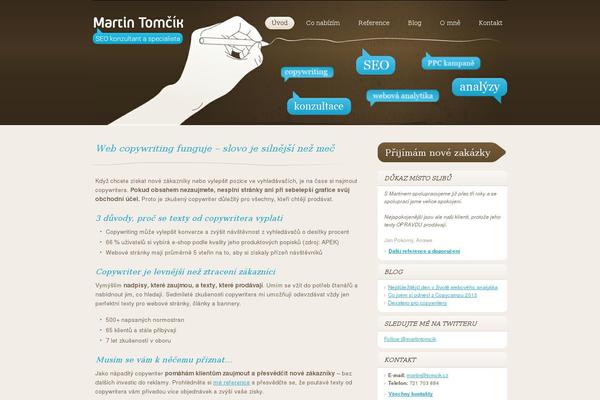 Portfolio theme site design template sample