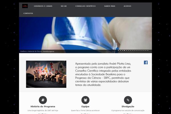 tomeciencia.com.br site used Vantage