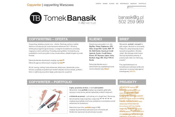 tomekbanasik.com site used Overstand_en