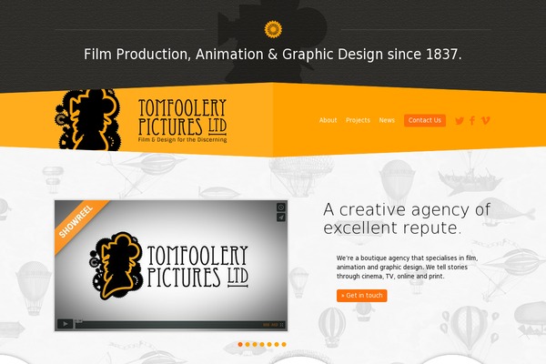 tomfoolery theme websites examples