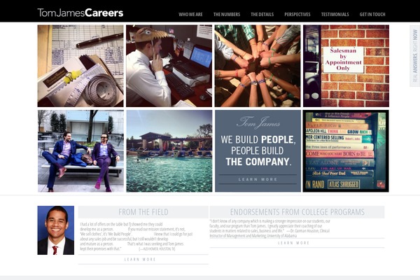 WordPress website example screenshot