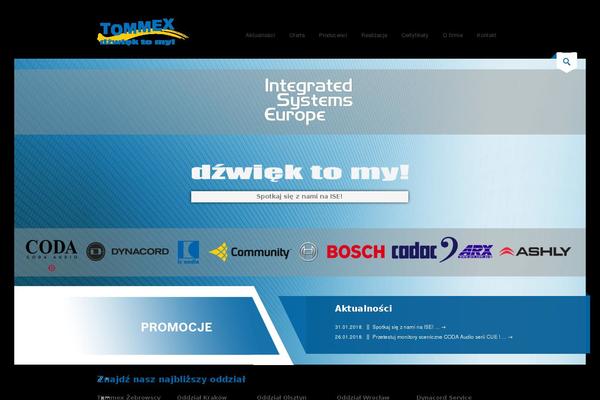 tommex.pl site used Tommex
