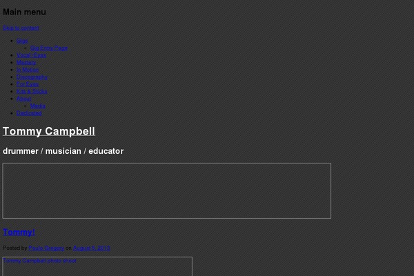 WordPress website example screenshot