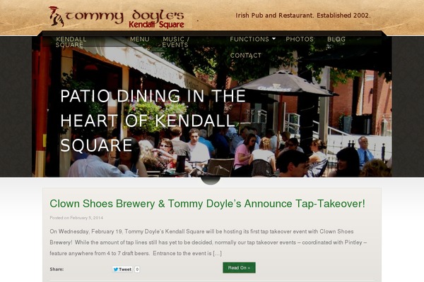 The Restaurant theme site design template sample