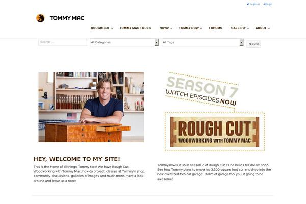 tommymac.us site used Roughcut