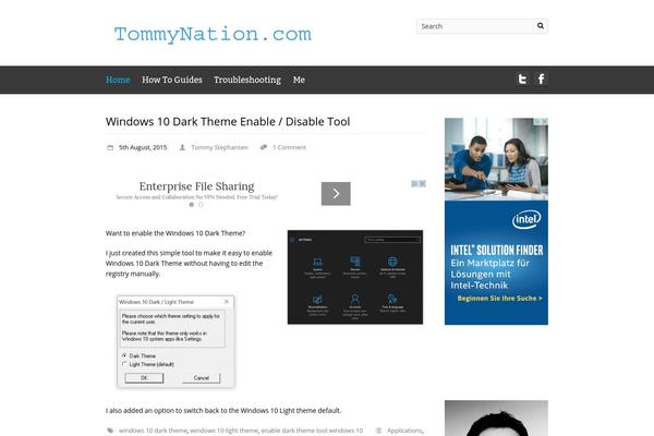 tommynation.com site used Energy