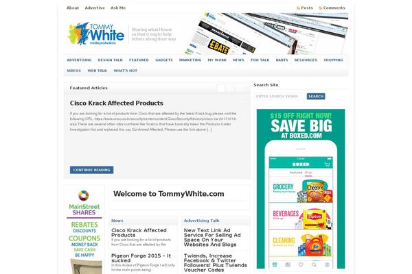 tommywhite.com site used Tommywhite