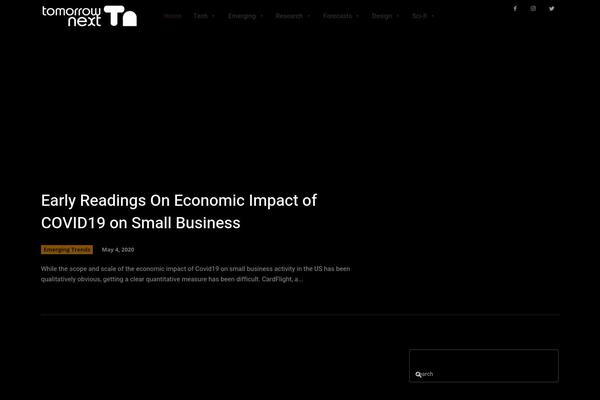 Newspaper theme site design template sample