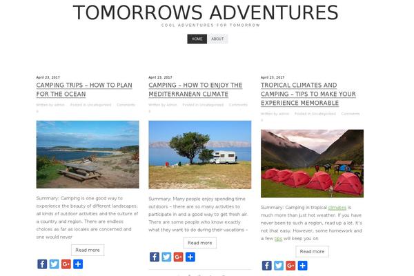 tomorrows-adventures.com site used Wpex Fashionista