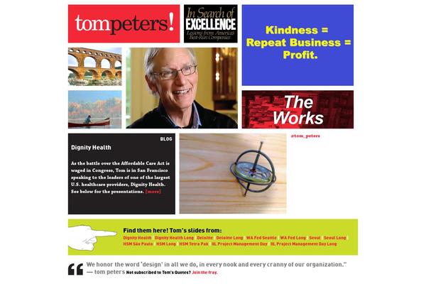 tompeters WordPress theme, websites list used tompeters theme tompeters theme websites examples