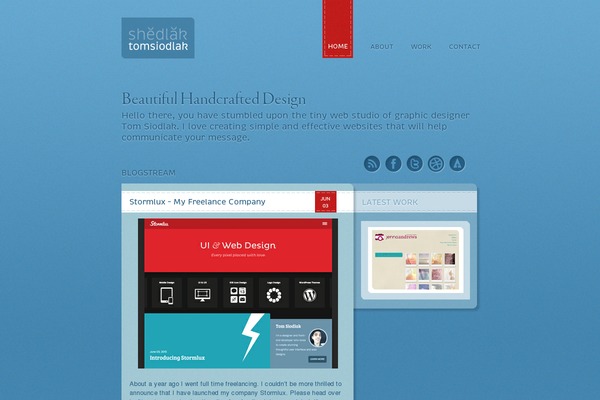 tomsiodlak.com site used Stormlux-flint