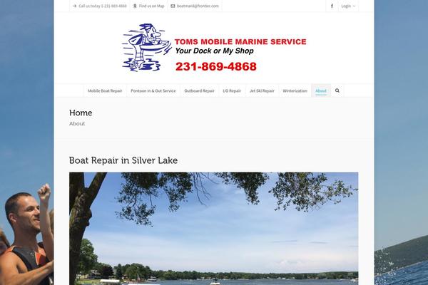 WordPress website example screenshot