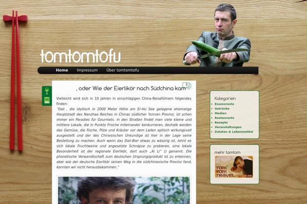 tomtomtofu.com site used Tomtomtofu_schwebend