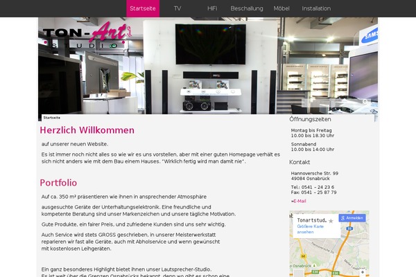 WordPress website example screenshot