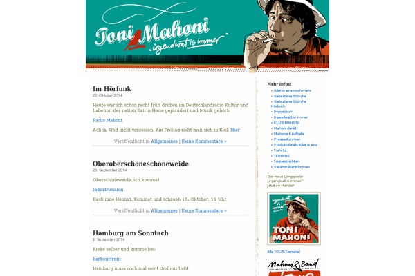 WordPress website example screenshot