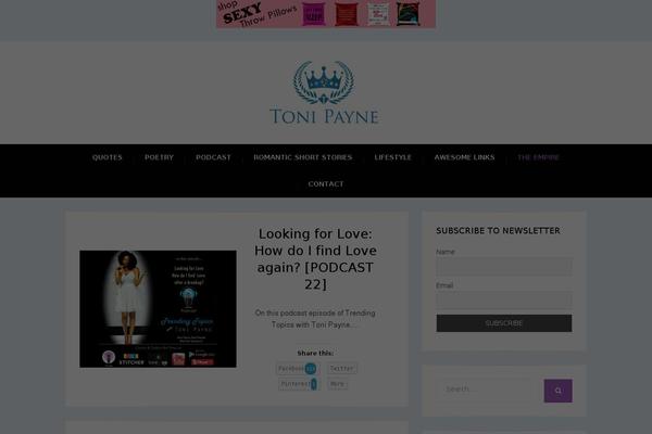 tonipayneonline.com site used Brickyard-premium