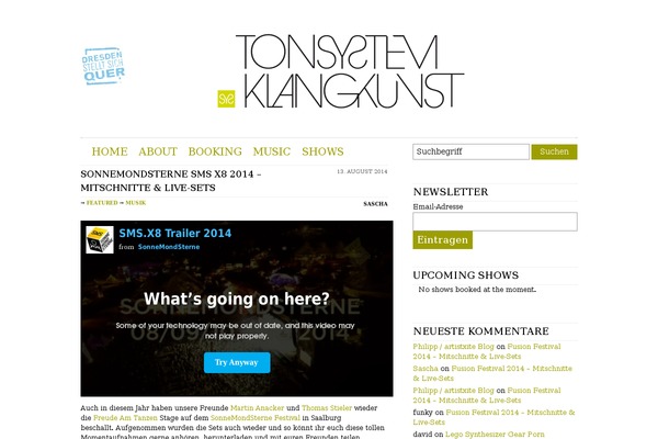 tonsystem-klangkunst.de site used Tskk-theme