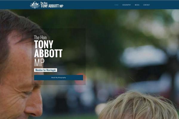 tonyabbott.com.au site used Ta