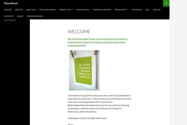 Twenty Fourteen theme site design template sample