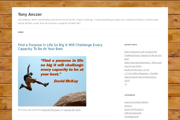 Twenty Twelve theme site design template sample