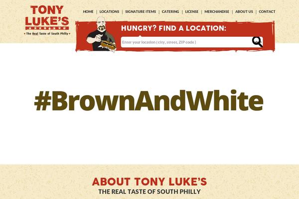 tonylukes.com site used Tonylukes