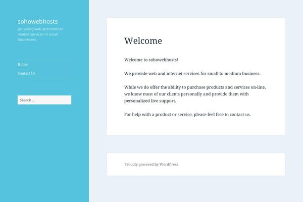 Twenty Fifteen theme site design template sample
