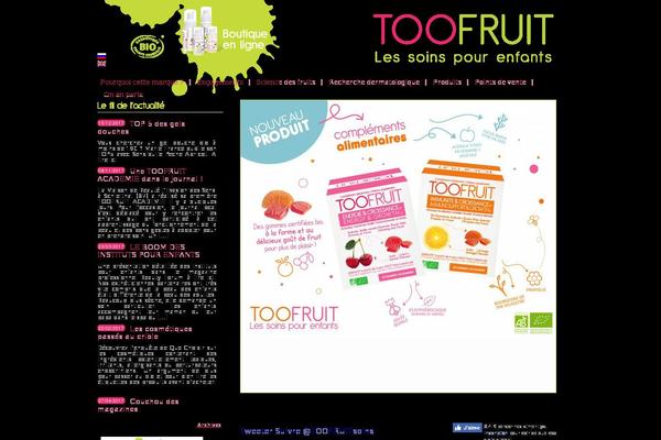 toofruit.com site used Toofruit