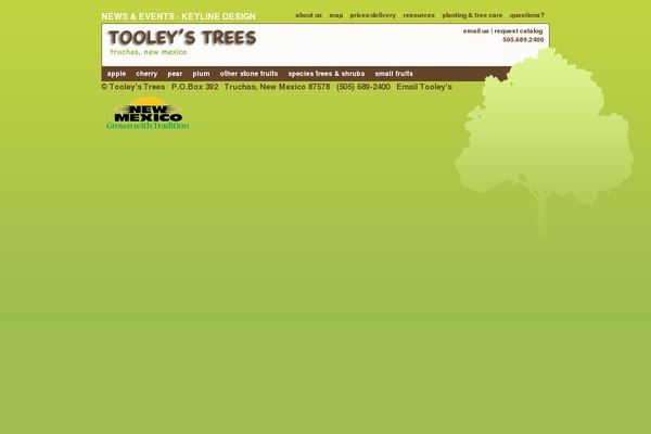 tooleystrees.com site used Tooley