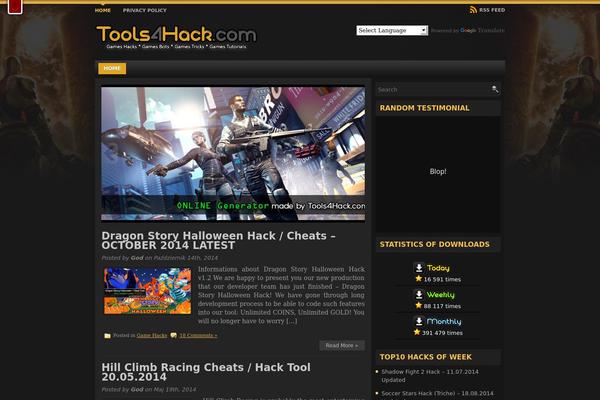 GamesPlace theme websites examples